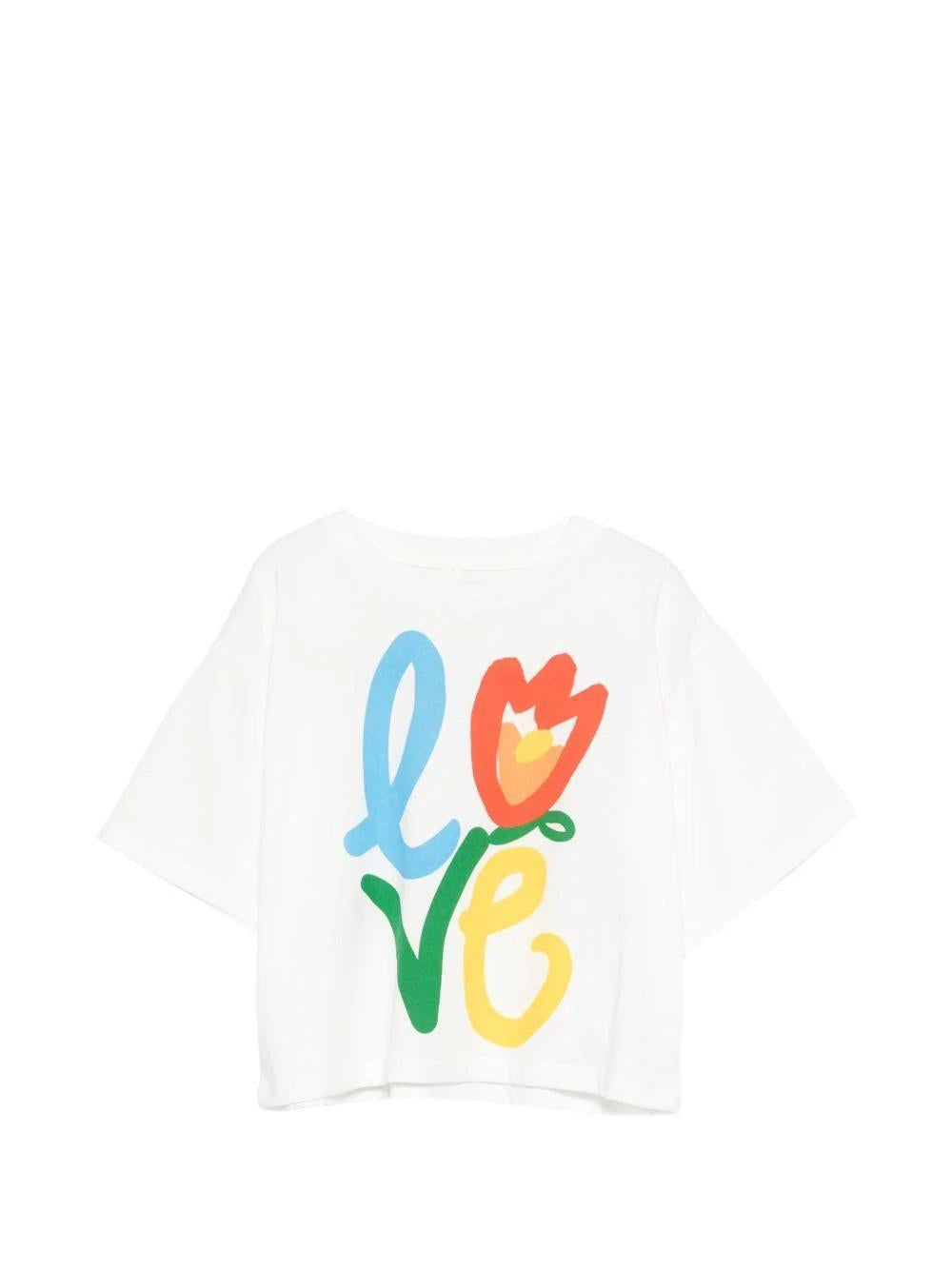T-shirt girocollo TY8B21Z0434 101 STELLA MCCARTNEY 
