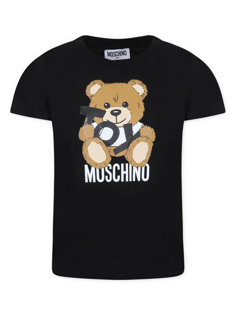 T-shirt con stampa Teddy Bear H9M04KLAA03 60100 MOSCHINO KID 