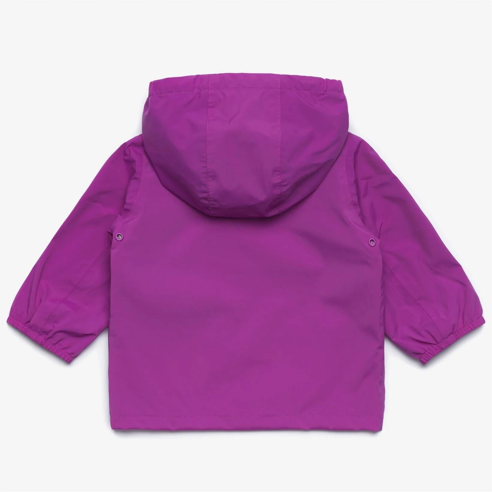 Giacca corta neonato Jack Strech Nylon Jesey viola K4136IWA 521 K-WAY 