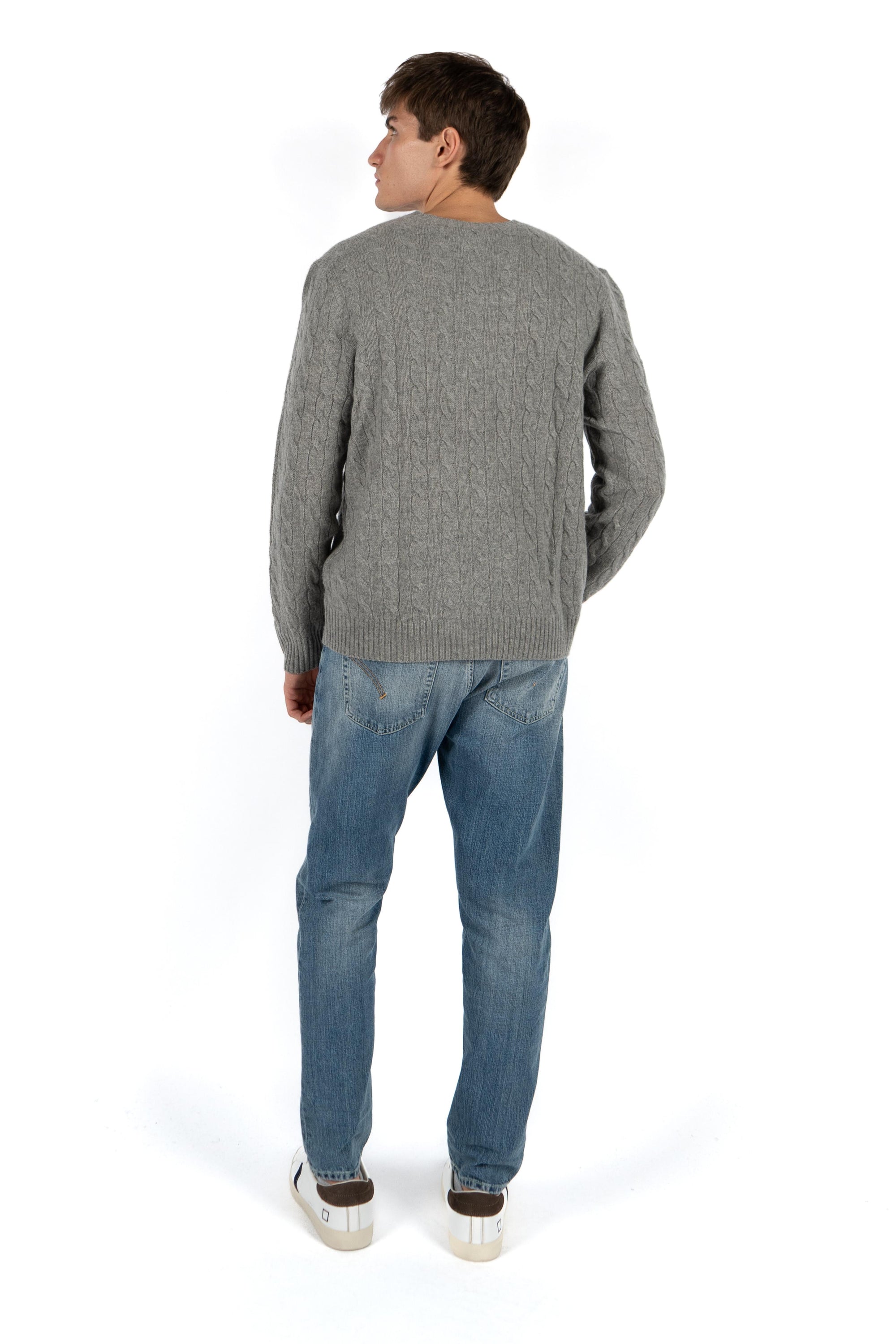 Maglia in lana e cashmere a trecce 710876762 012 POLO RALPH LAUREN 