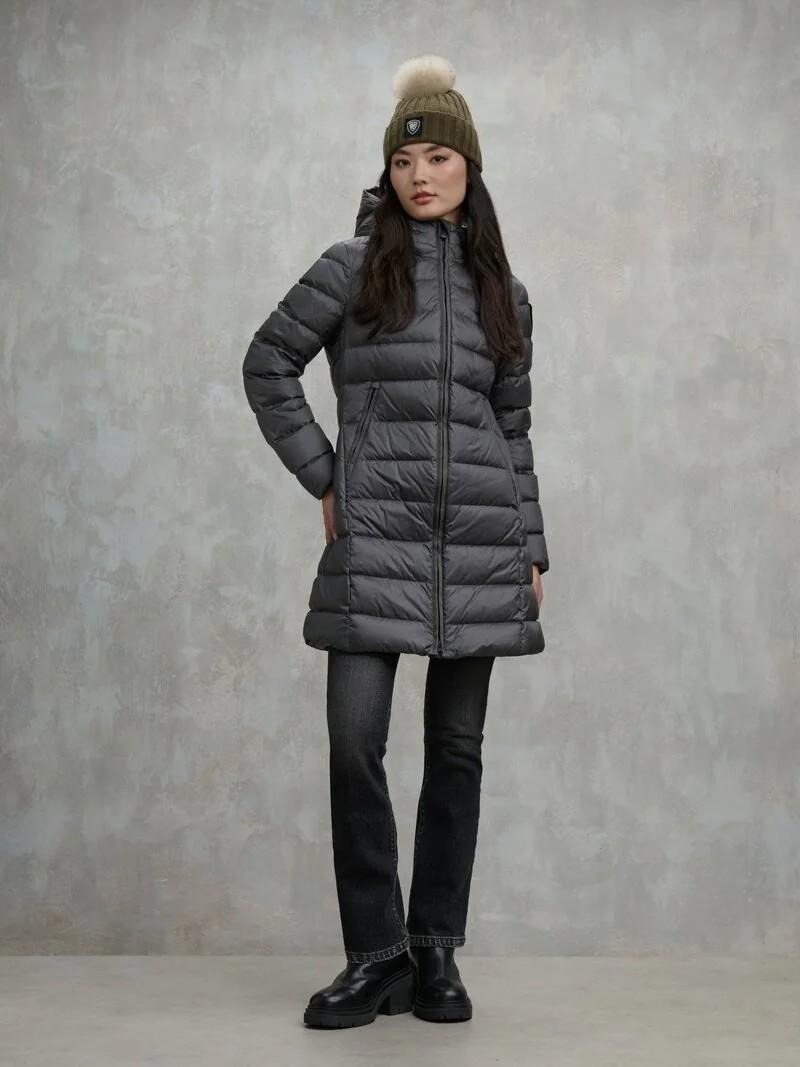 Piumino lungo agnes 25WBLDK03102 978GG BLAUER 