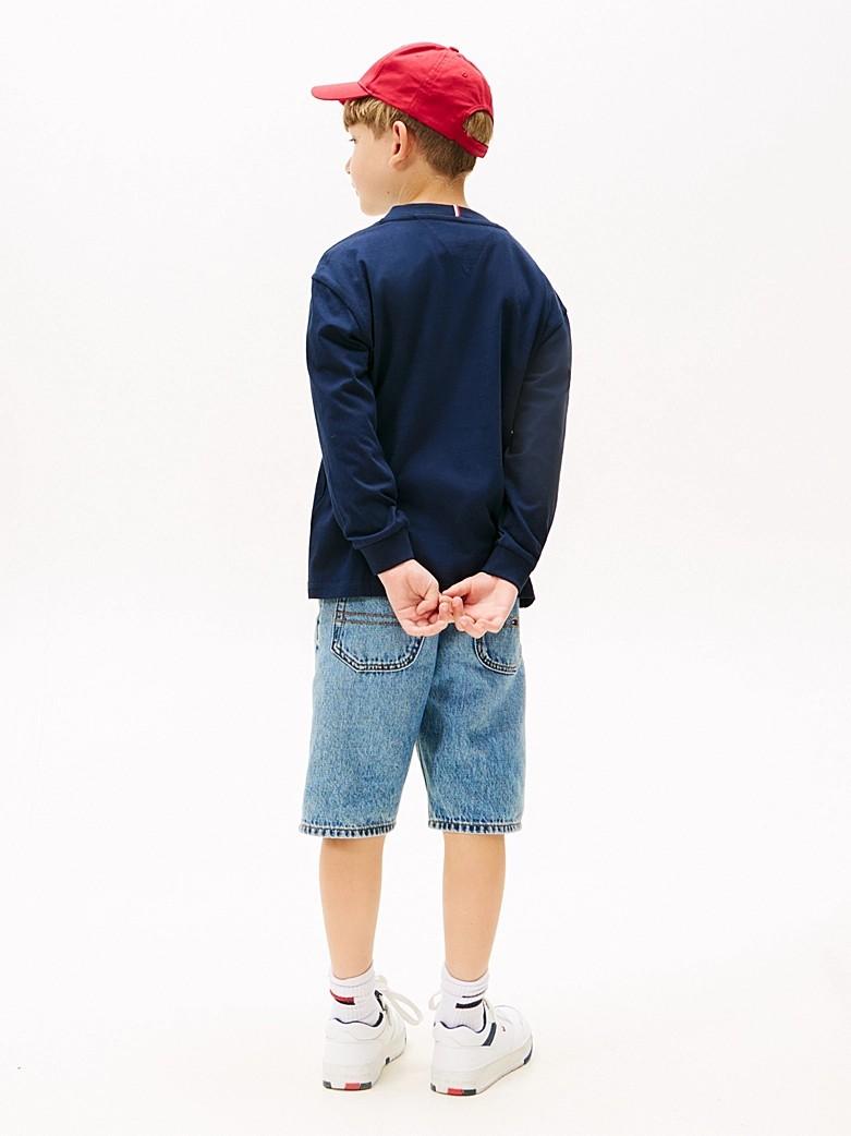 T-shirt Essential in jersey a maniche lunghe KB0KB09846J C1G TOMMY HILFIGER 