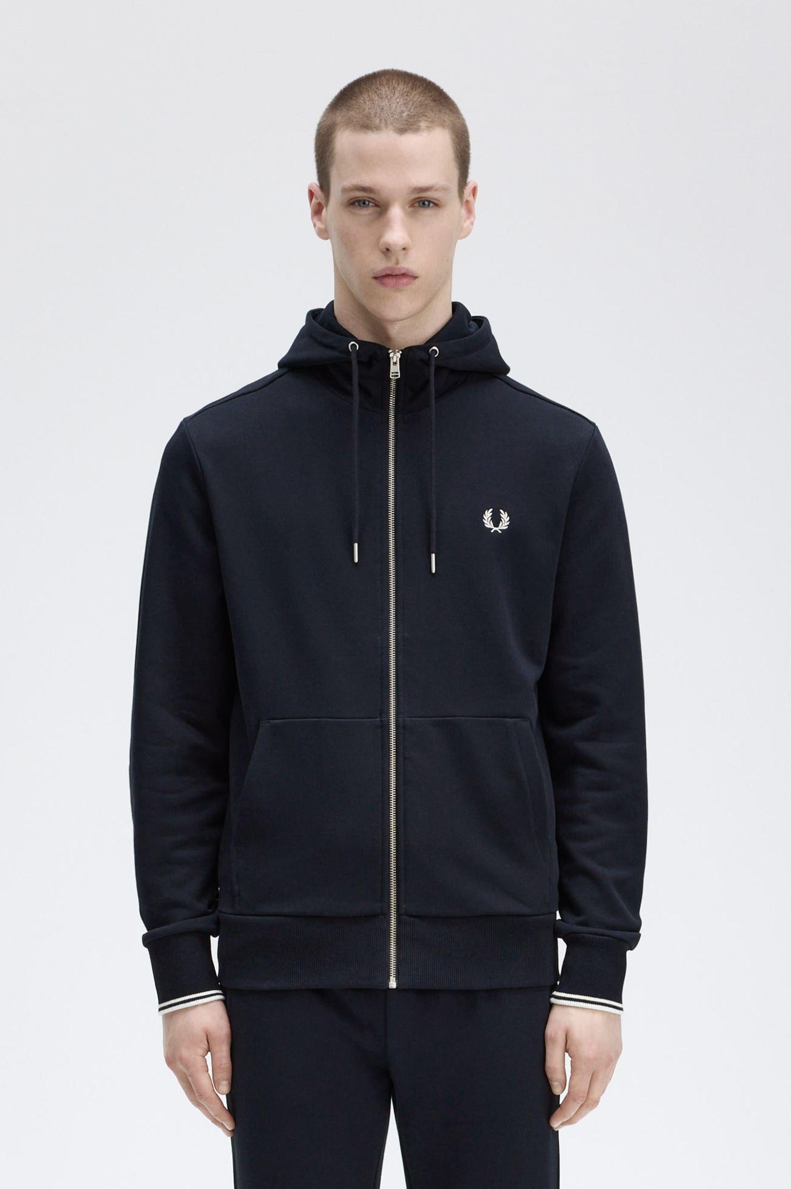 Felpa con Cappuccio J753655 795 FRED PERRY 