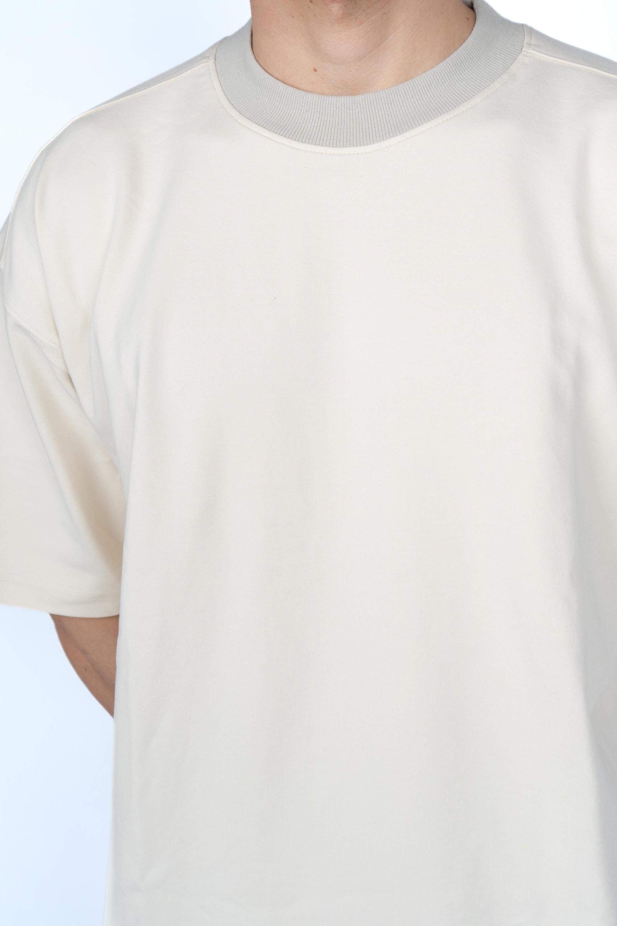 T-shirt oversize in cotone elasticizzato 50543475 767 BOSS 