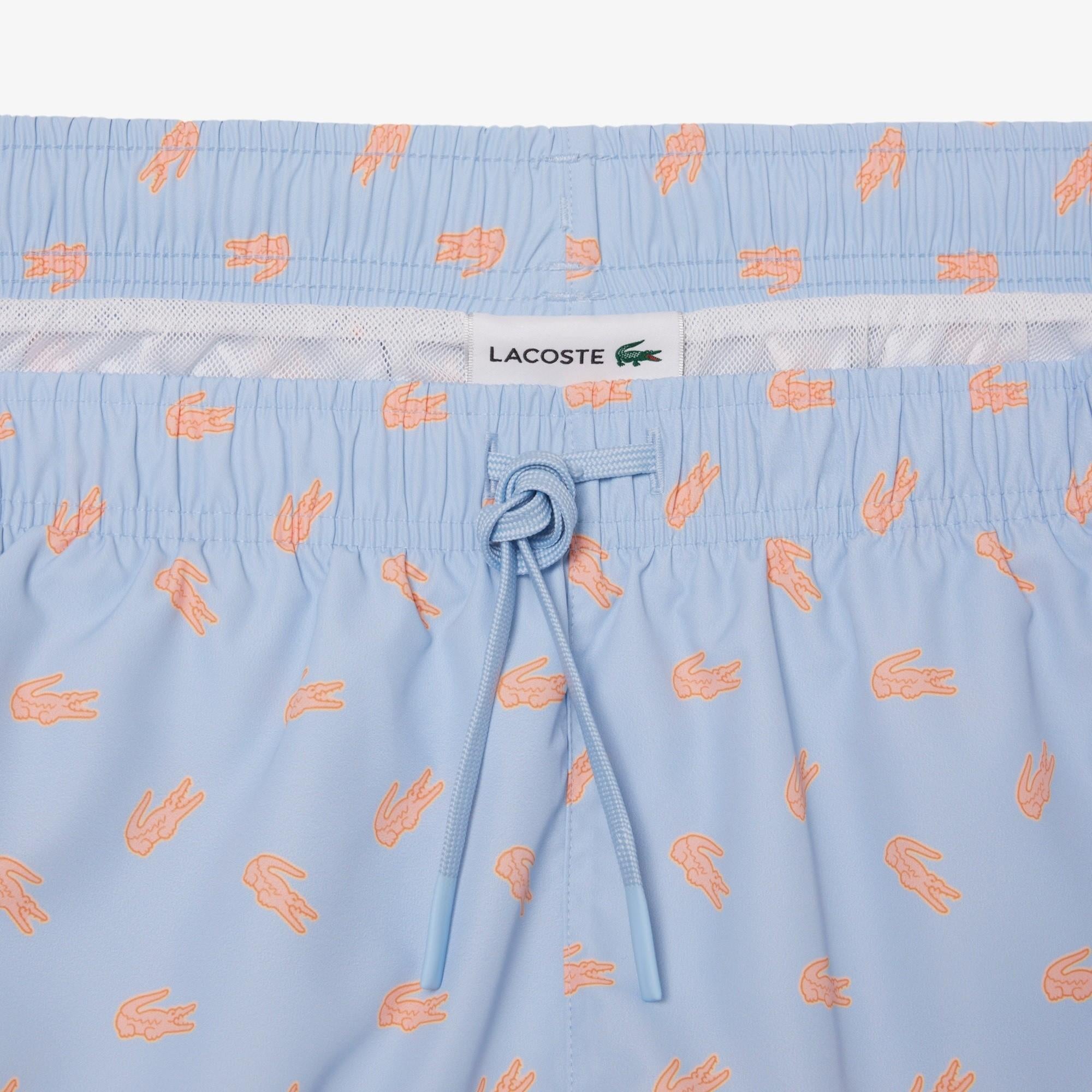 Boxer mare medi con stampa coccodrillo MH1851 HBA LACOSTE 