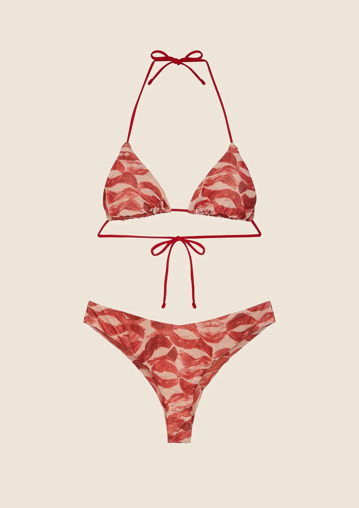 Bikini Triangolo con Slip Americano Fisso Fantasia 0003X 25 F**K 