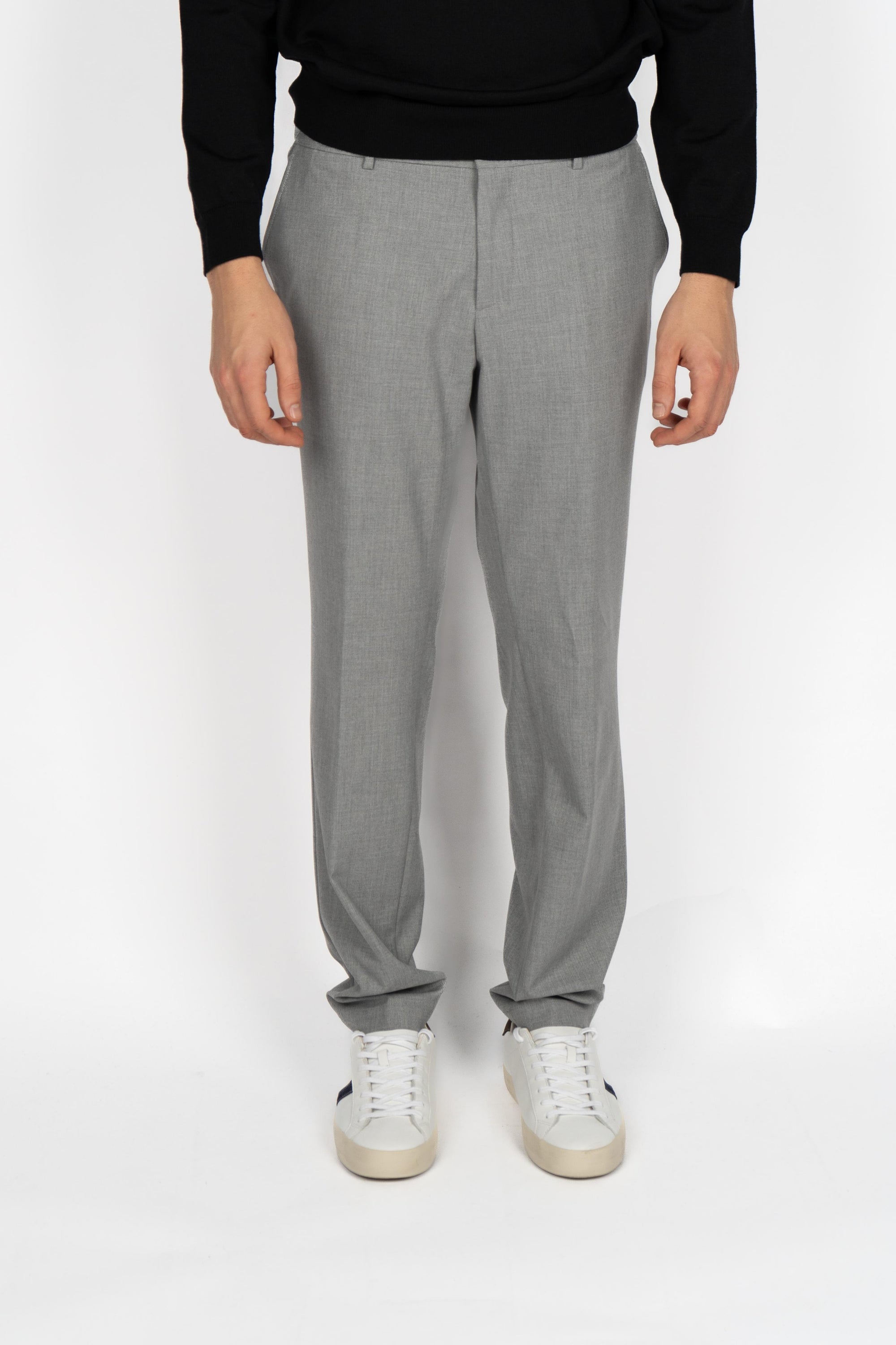 Pantaloni slim fit in tessuto stretch micro-fantasino 50539968 041 BOSS 