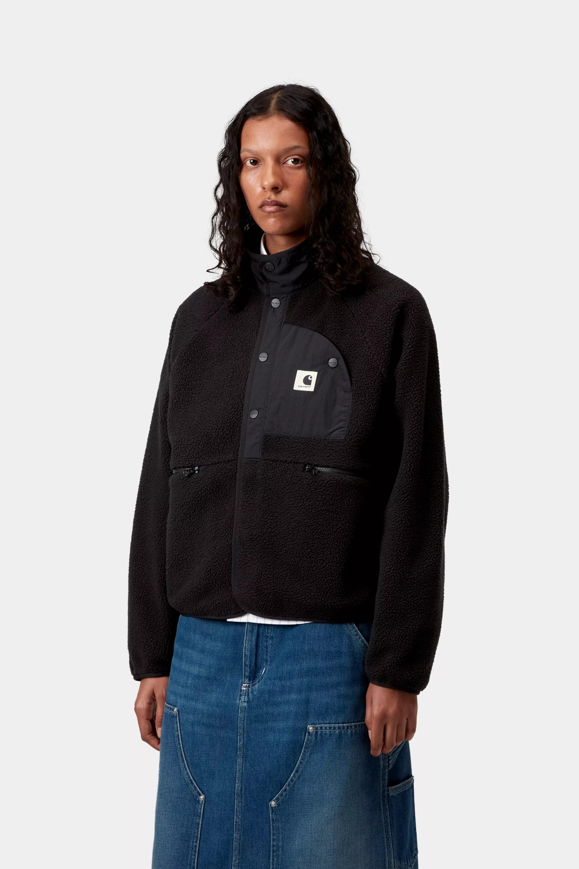 W' Flynn Fleece Jacket I035460 00EXX CARHARTT WIP 