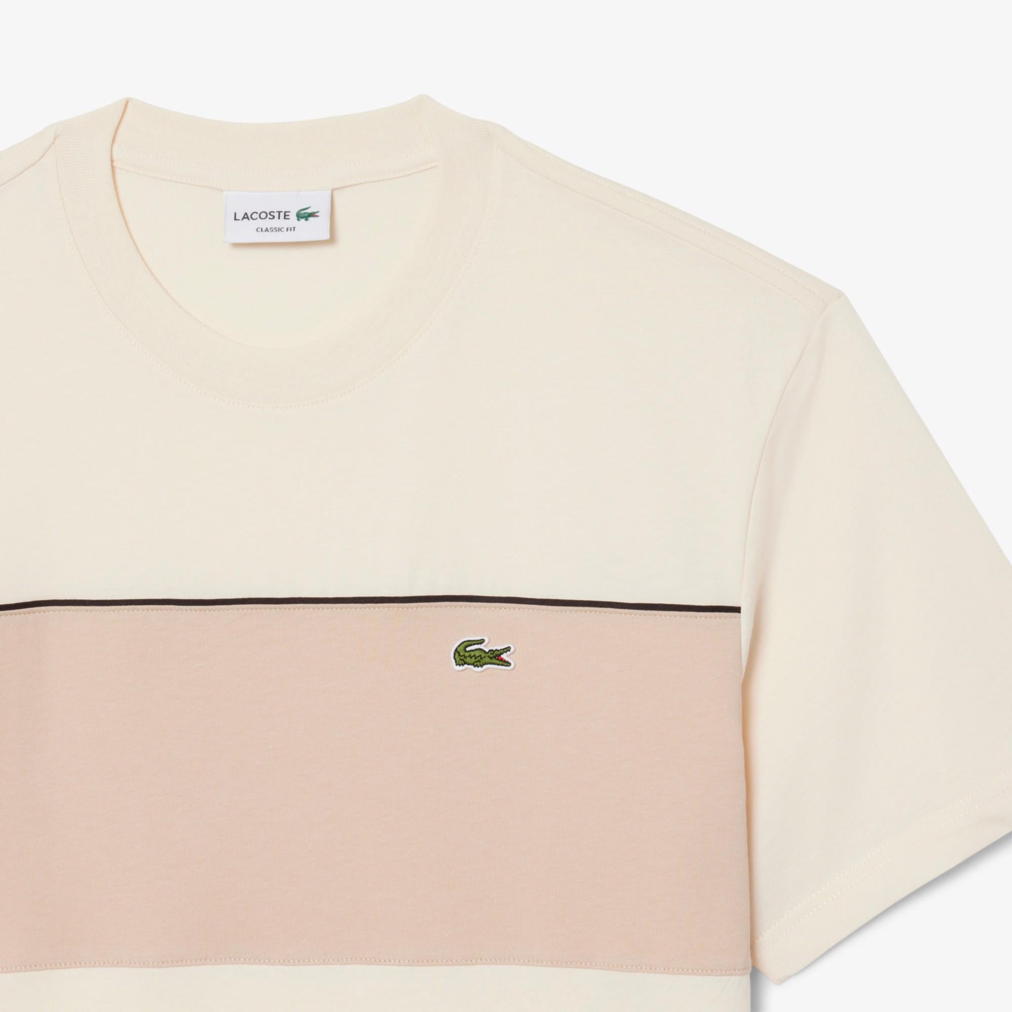 T-shirt in cotone color block TH0896 3RR LACOSTE 