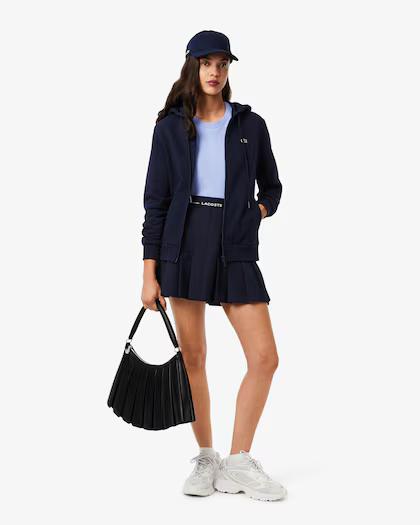 Felpa con cappuccio in pile con zip SF5256 166 LACOSTE 