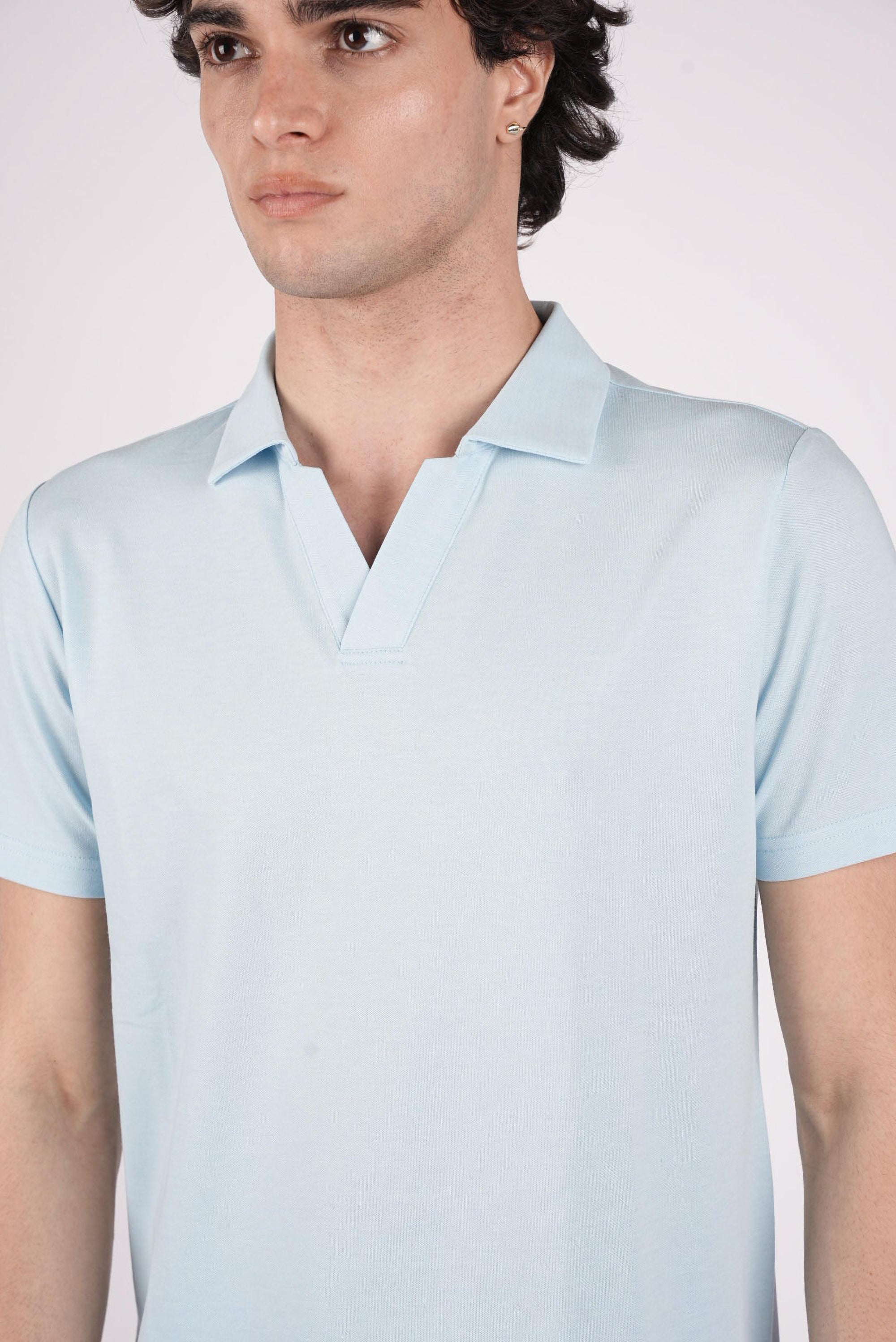 Polo in tricot di cotone, in punto piqué new helgo PEU5847 290 PEUTEREY 
