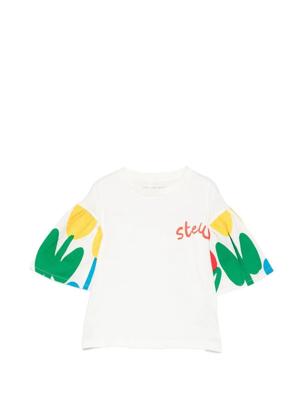 T-shirt girocollo TY8B71Z0434 101 STELLA MCCARTNEY 
