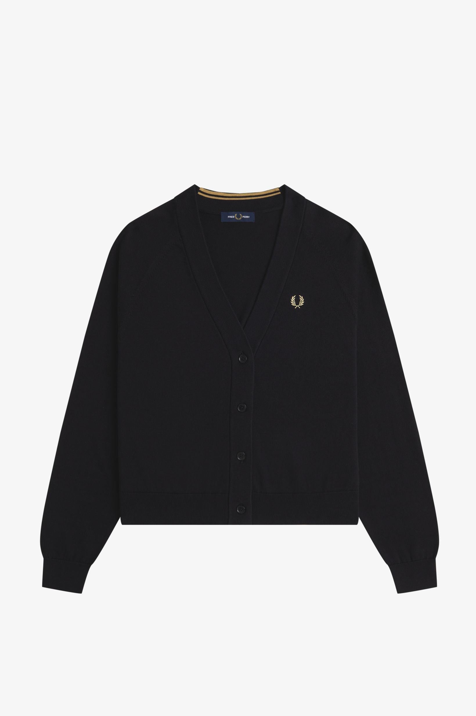 Cardigan con scollo a V K112055 102 FRED PERRY 
