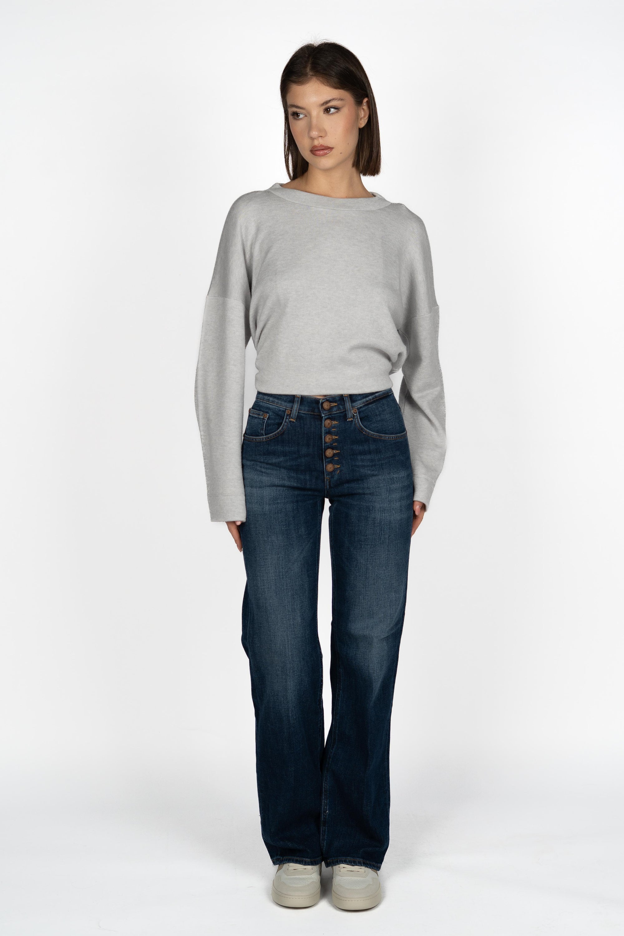 Jeans Jacklyn wide leg in denim DP427BDS0229LH4 800 DONDUP 