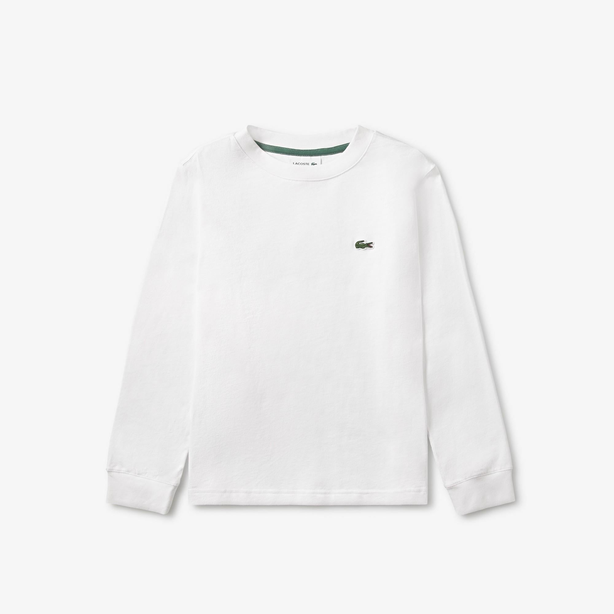 T-shirt in cotone a maniche lunghe 847112 W8L LACOSTE 