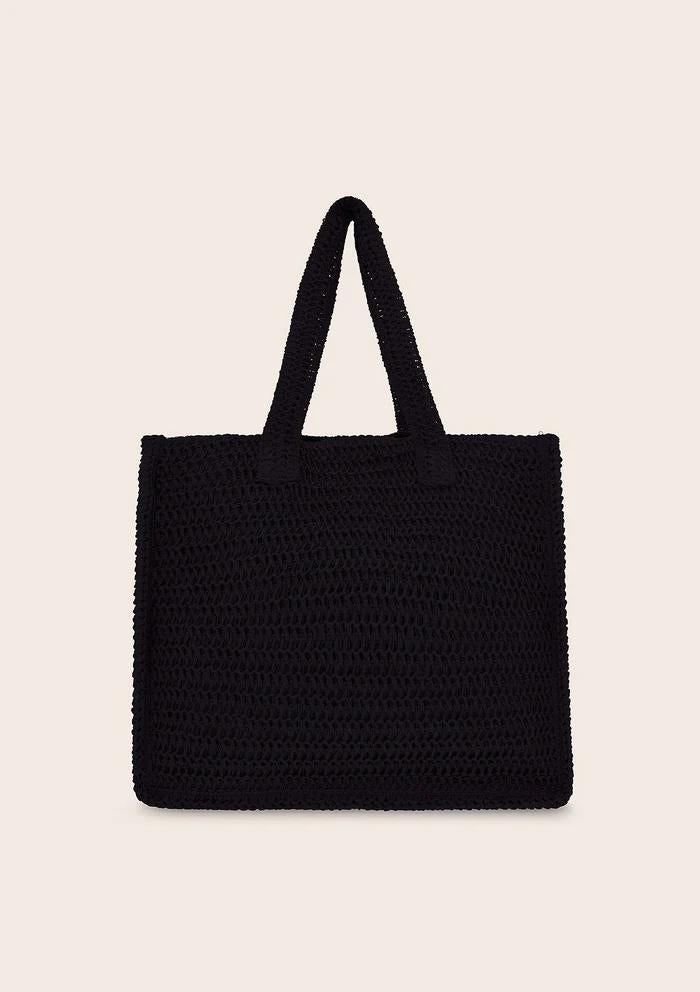 Tote Summer Bag Nera A055 BK F**K 