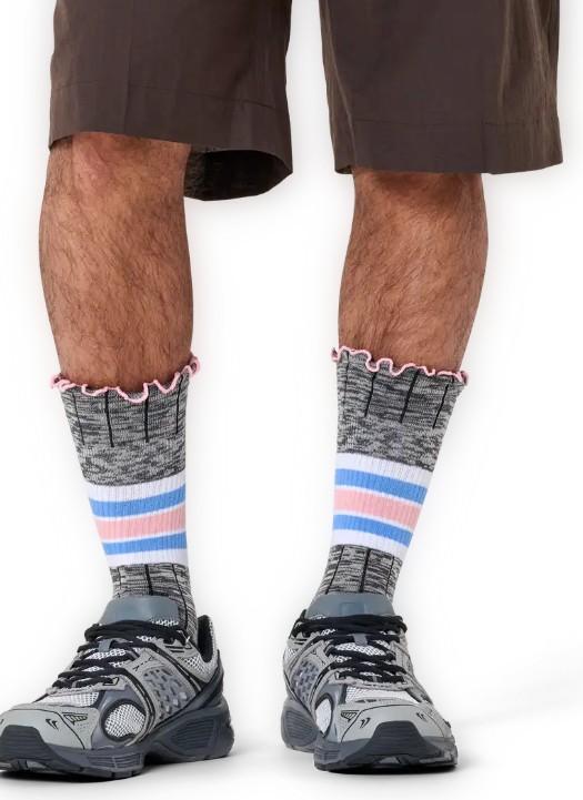 Fairy Sock P003129 GREY HAPPY SOCKS 