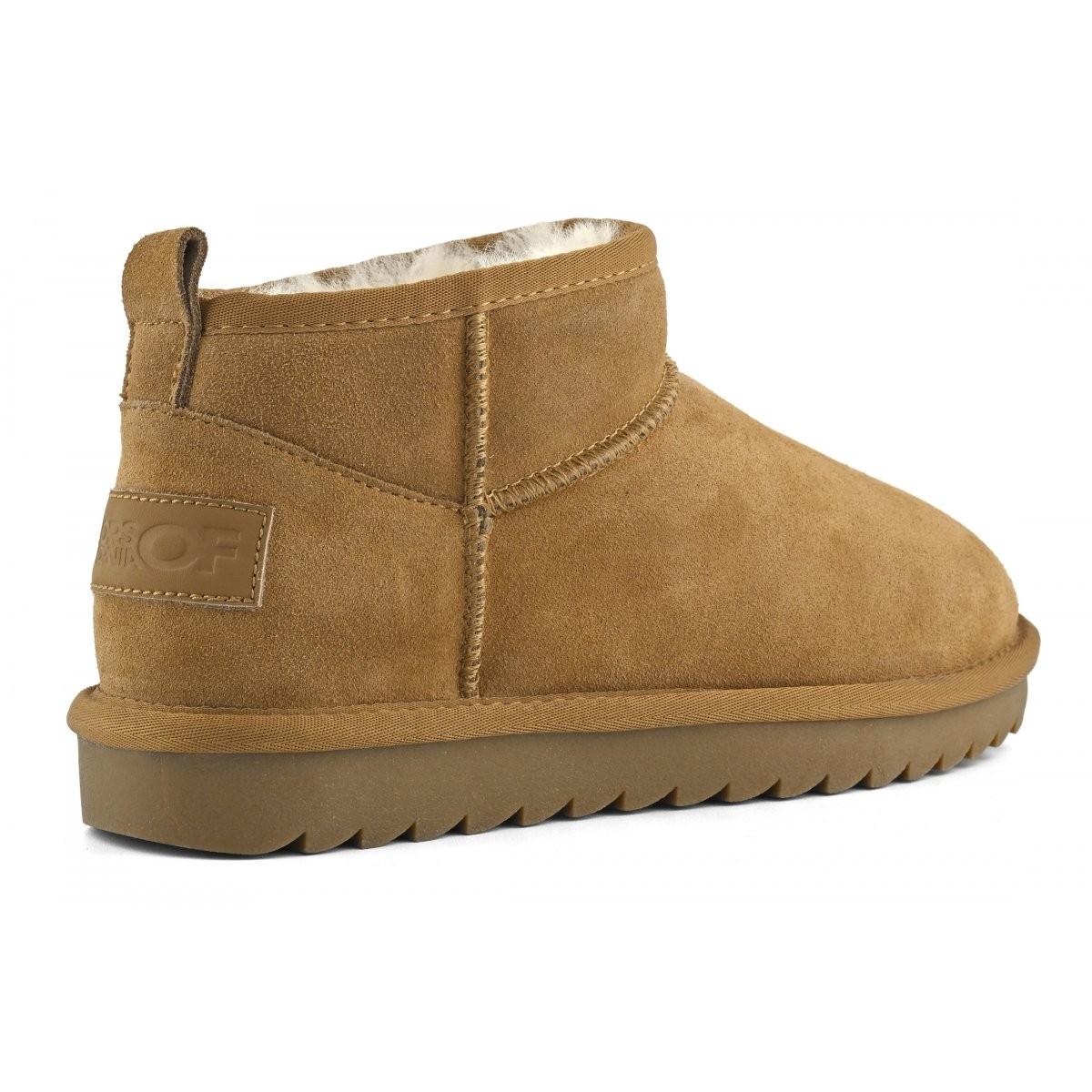 Stivale basso in pelle scamosciata HCSHEAR02 TAN COLORS OF CALIFORNIA 