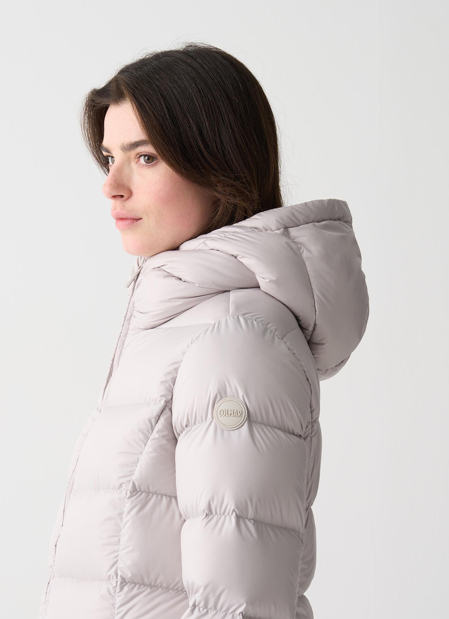 Piumino lungo opaco con cappuccio 2243E2XX 06 COLMAR 