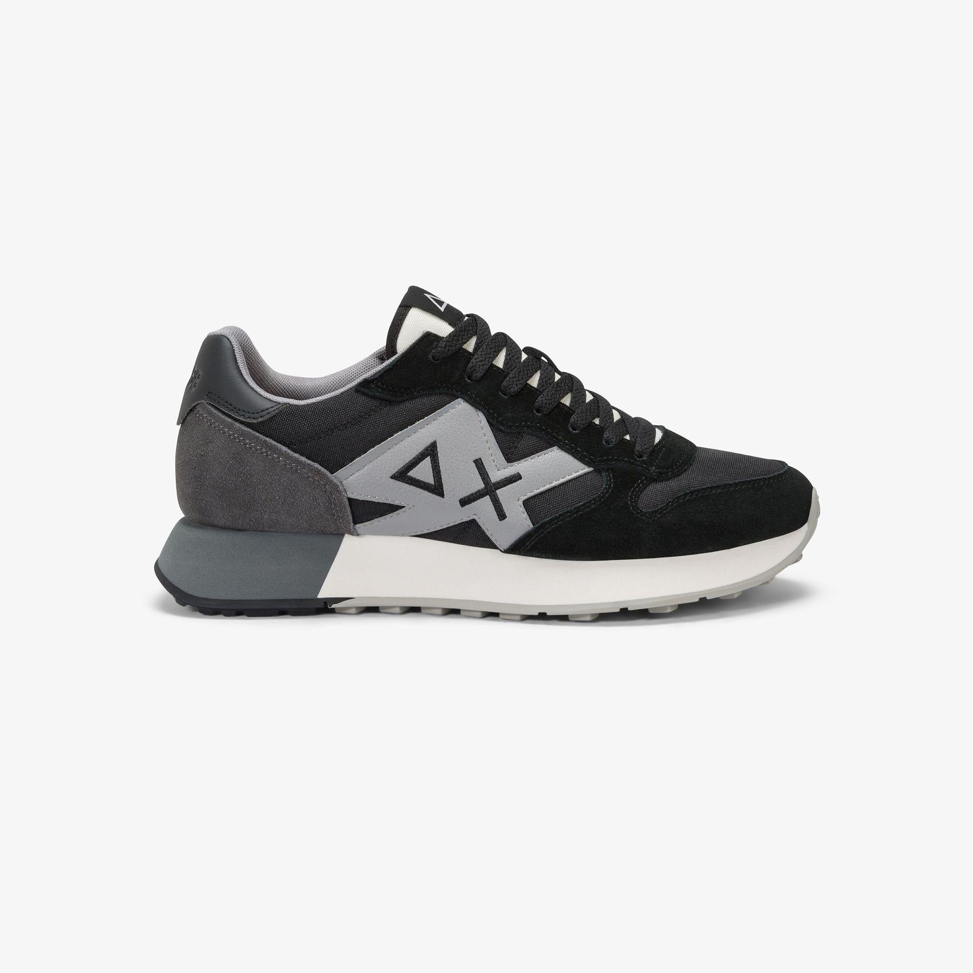 Sneaker Jaki Solid in nylon e suede Z45113 11 SUN68 SHOES 