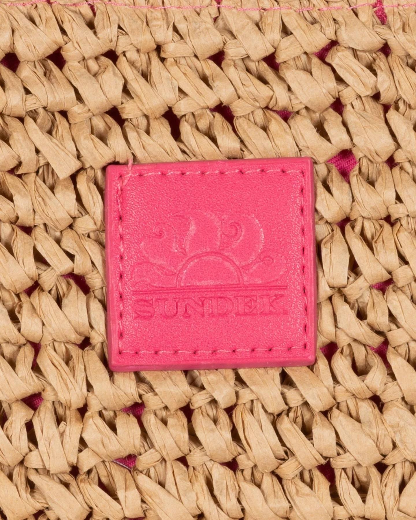 Borsa mini in paper effetto paglia AW740ABPA100 86700 SUNDEK 