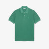 Polo in piquè di cotone classic fit effetto lavato