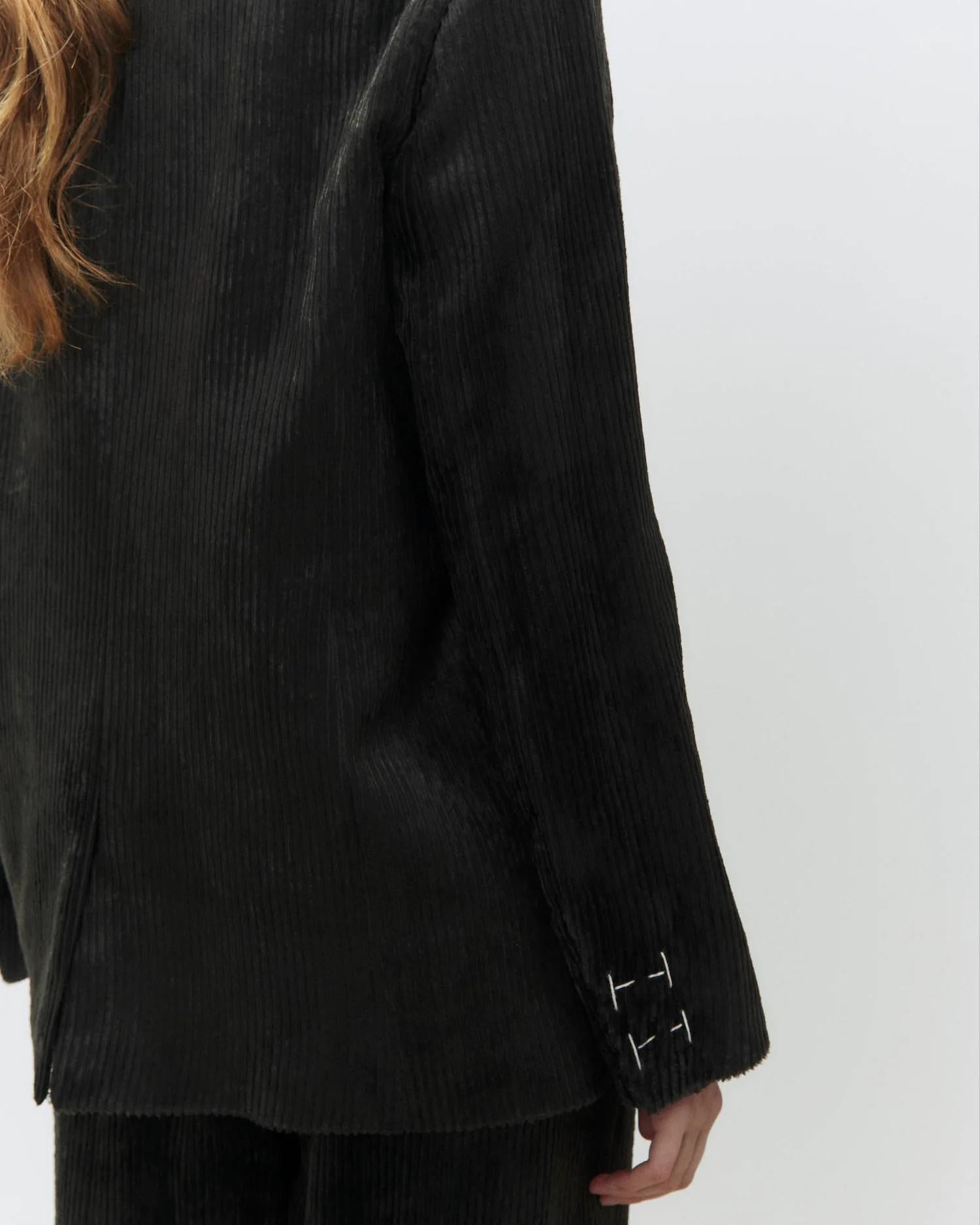 Blazer velvet rib 165847 CB ALYSI CHOCOLAT 