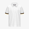 Polo bambini Vincent elasticizzata bianco