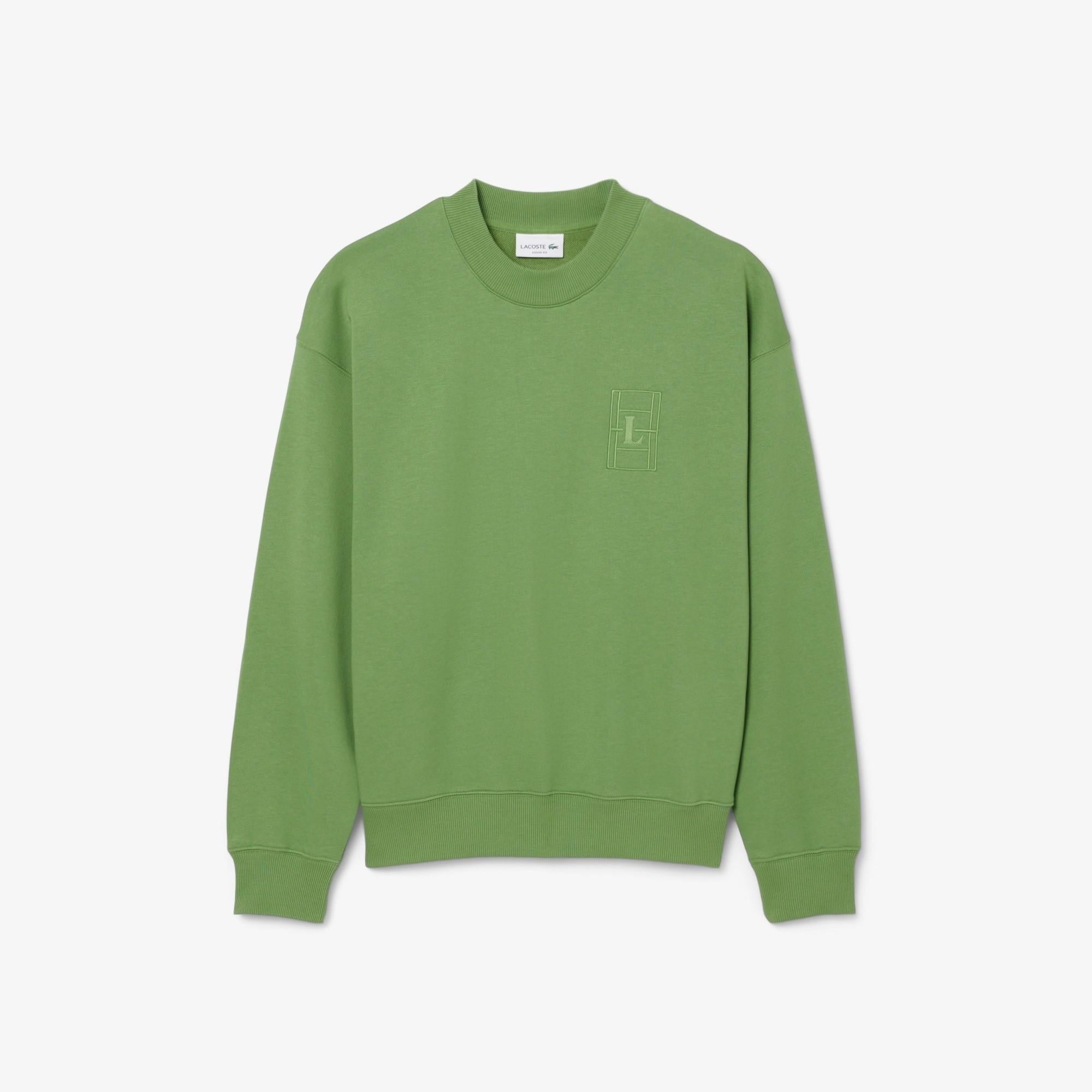 Felpa in pile ricamata SH1682 02M LACOSTE 