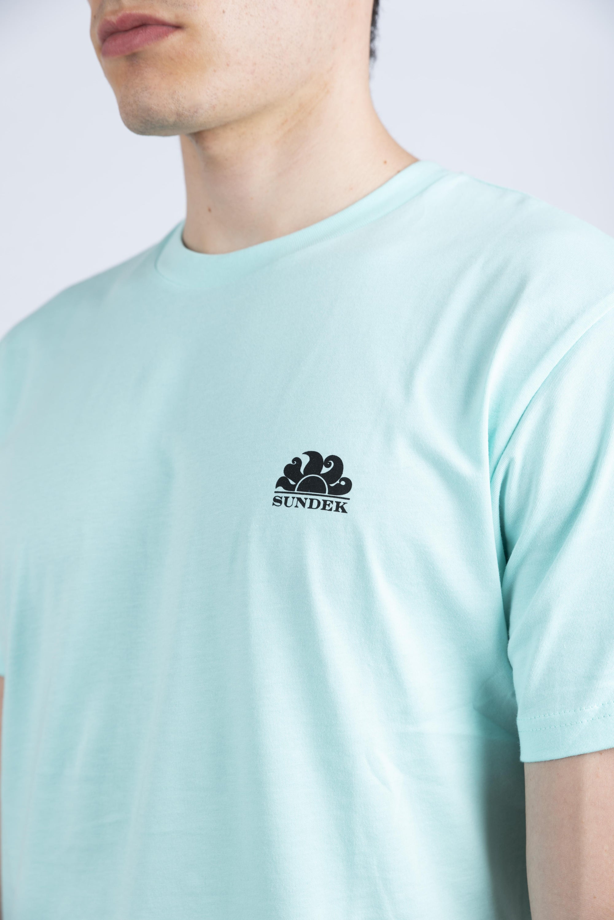 T-shirt con tasca Wetsuit azzurro M673TEJ7800 A6300 SUNDEK 
