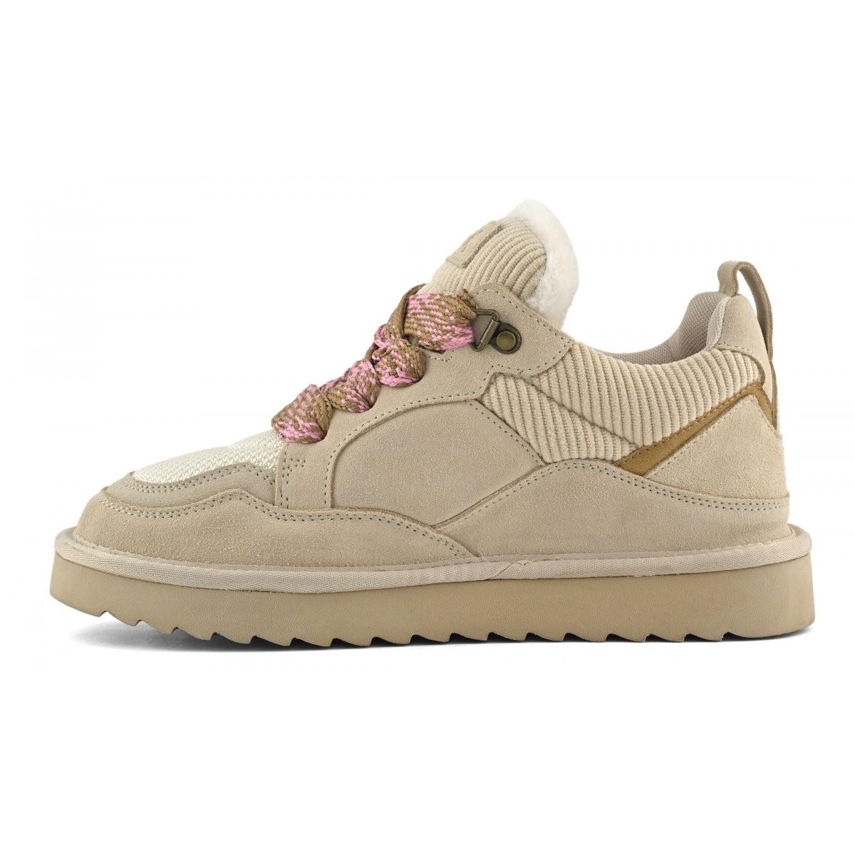 Sneaker in pelle scamosciata con lacci maxi HCYW261 OAT COLORS OF CALIFORNIA 