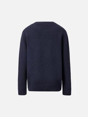 Girocollo Douglas in misto cashmere con jaquard Vacanze di Natale DOU0001 00013I MC2 SAINT BARTH 