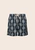Black Patterned Children's Shorts