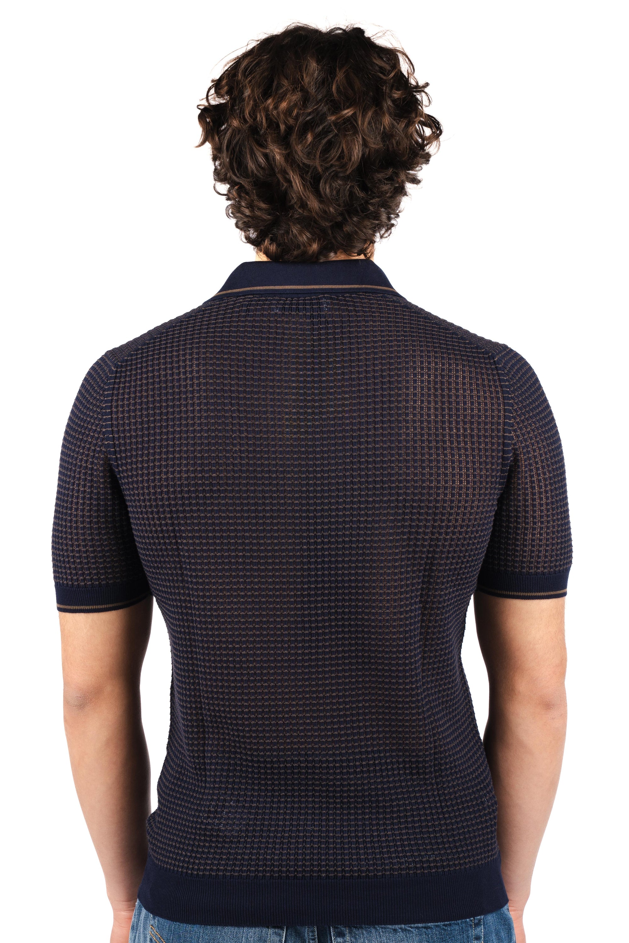 Polo con scollo a v 57191/20650 598 GRAN SASSO 
