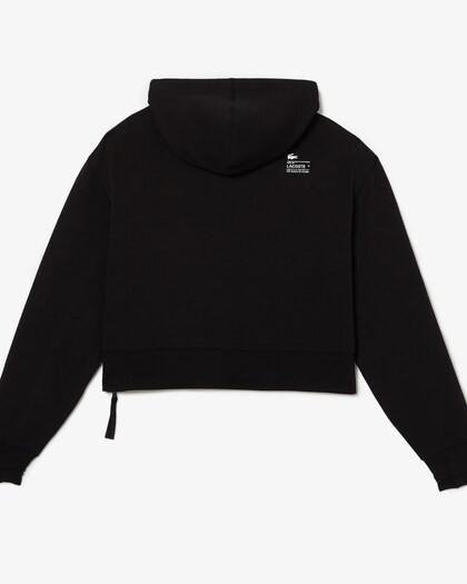 Felpa con cappuccio corta in cotone SF0281 031 LACOSTE 