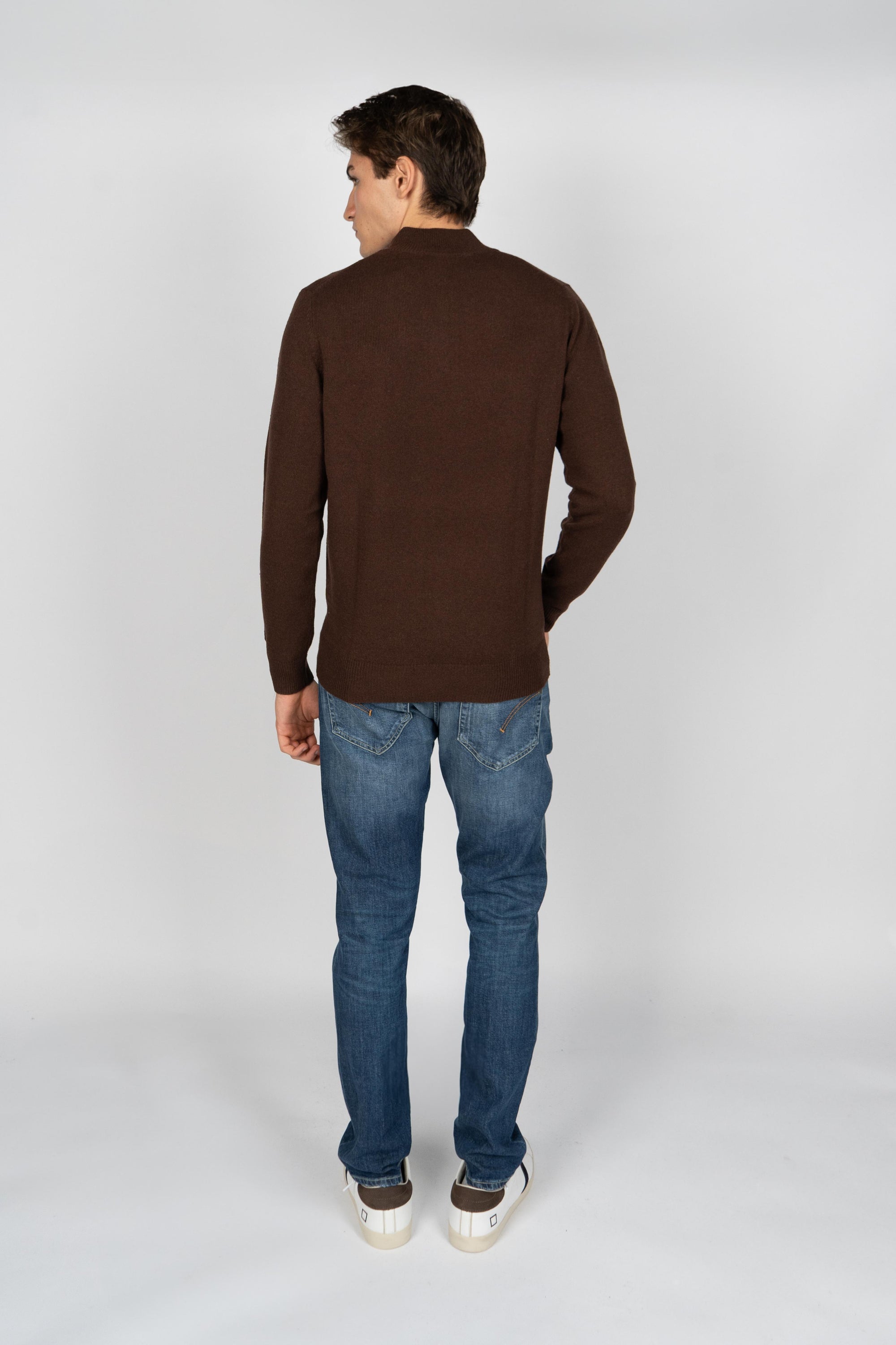 Pullover a mezza zip Jermyn JERM002 00033I MC2 SAINT BARTH 