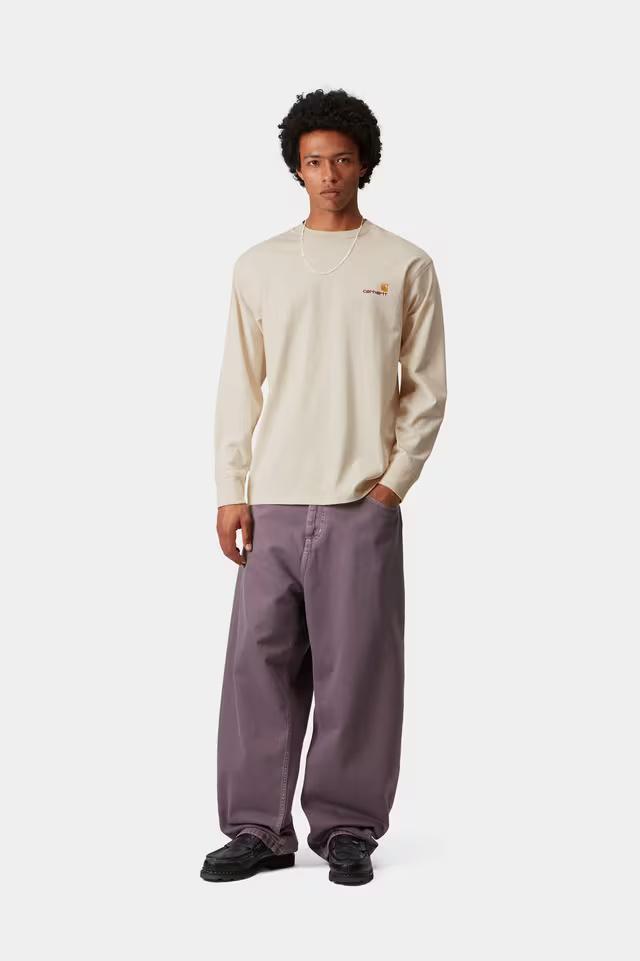 L/S American Script T-Shirt I029955 05XX CARHARTT WIP 