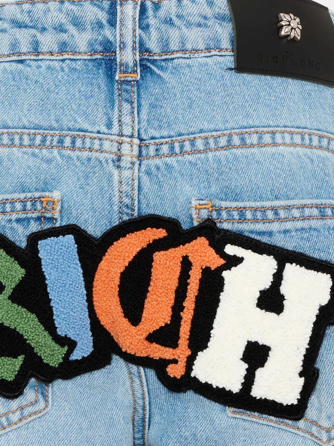 Jeans denim con logo RBP26059JE DBLUELIGHT RICHMOND 
