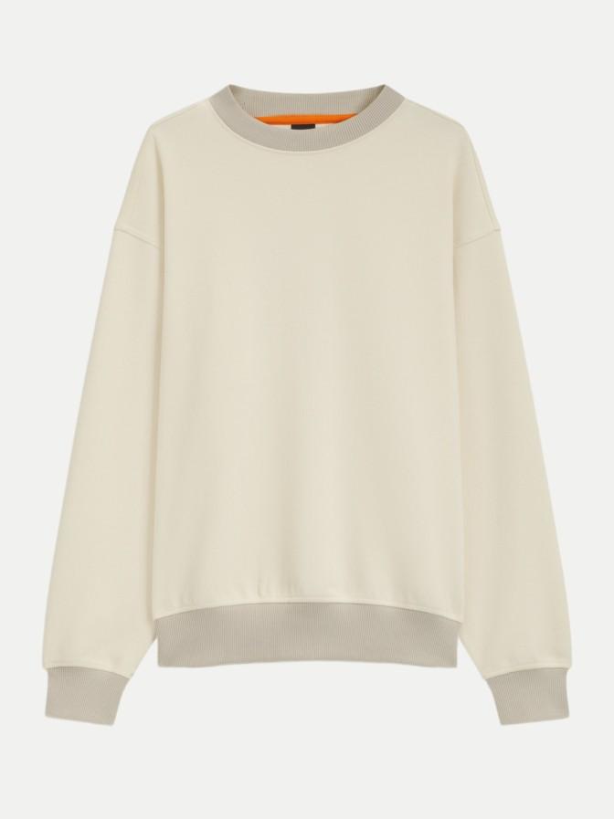 Felpa oversize in misto cotone 50543467 767 BOSS 