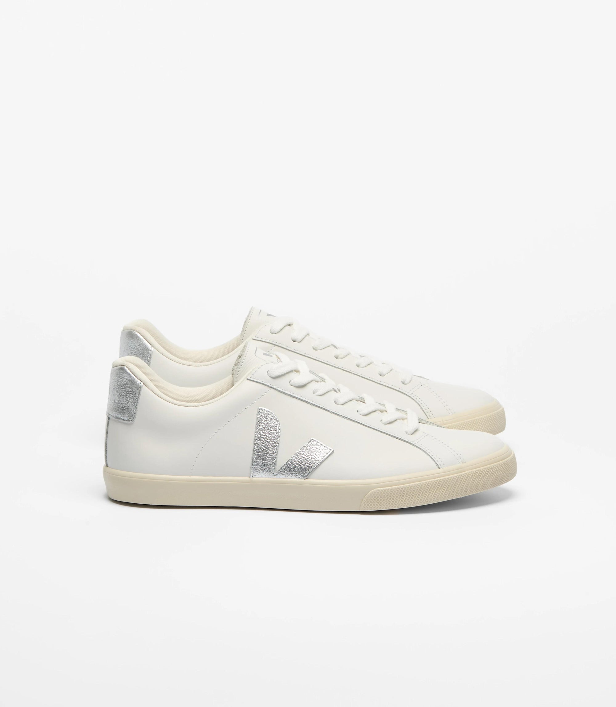 Esplar Leather White Silver EO02038 83 VEJA 