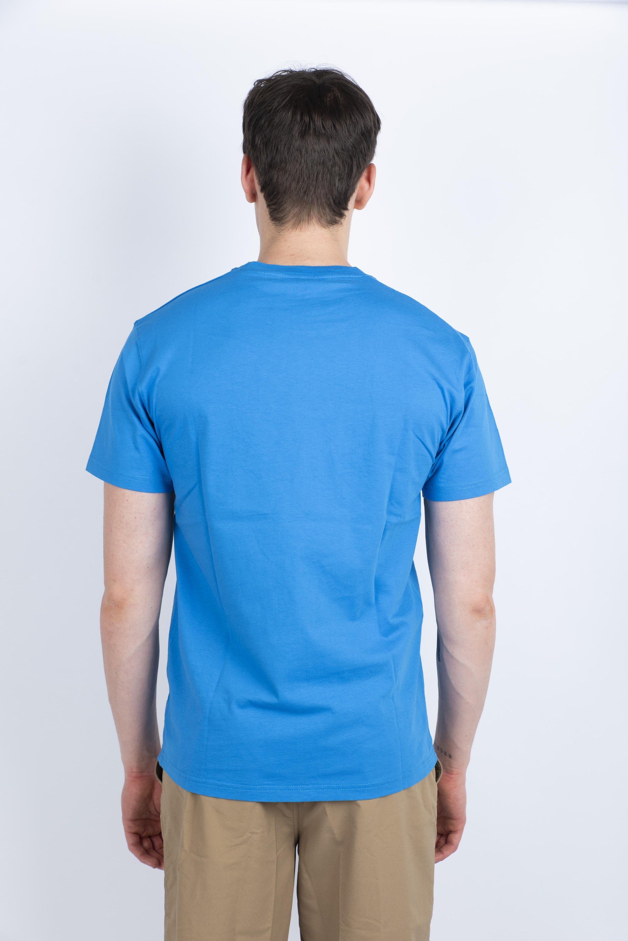 T-shirt con ricamo Arcobaleno blu M677TEJS800 A6601 SUNDEK 