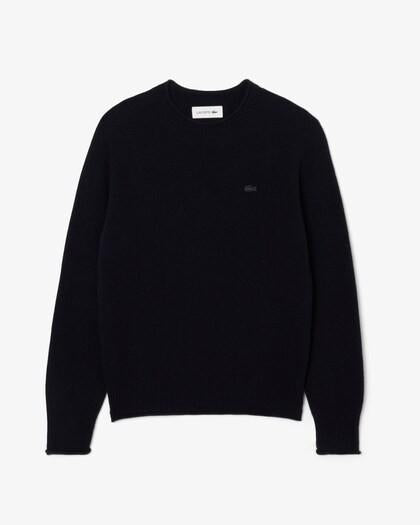 Maglione in lana cardata 3D AF4160 166 LACOSTE 