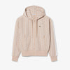 Felpa con cappuccio in jacquard con monogramma