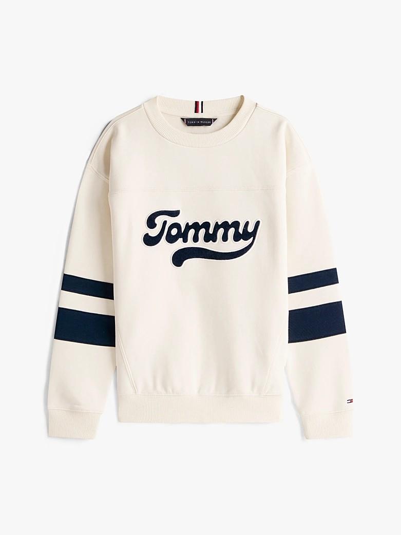 Felpa stile college color block con logo KB0KB09985T YA8 TOMMY HILFIGER 