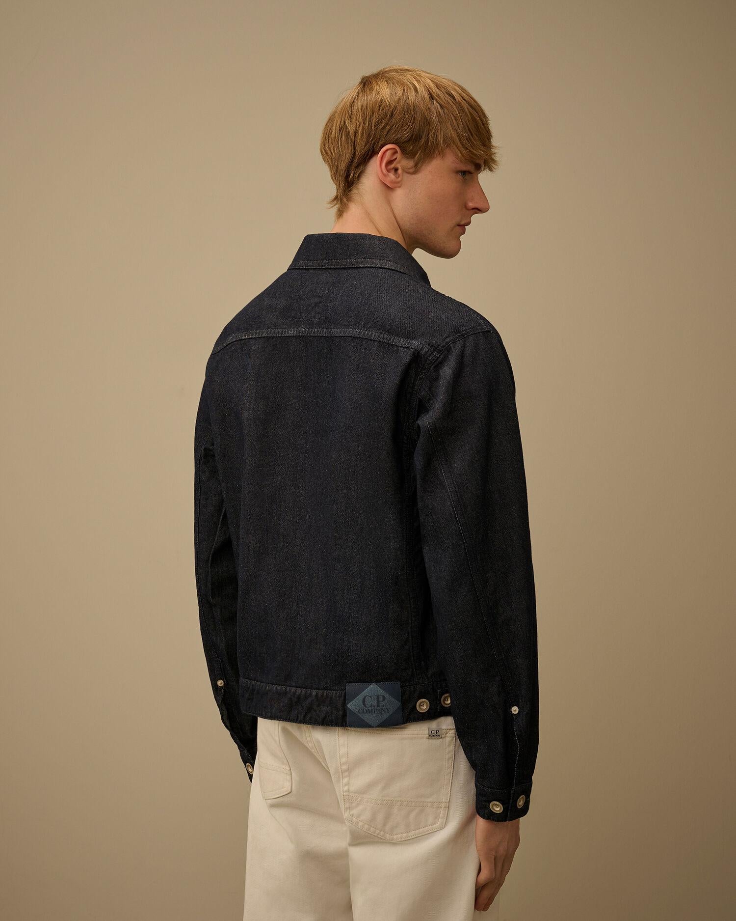 3/1 Denim Zip Jacket 20CMOW161A D08 C.P. COMPANY 