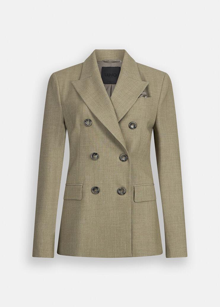 Blazer doppiopetto CF5416T054A 02973 LIU JO BLACK 