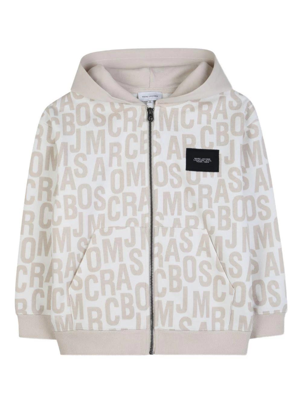 Felpa multicolore con stampa logo all-over W60775 126 MARC JACOBS 