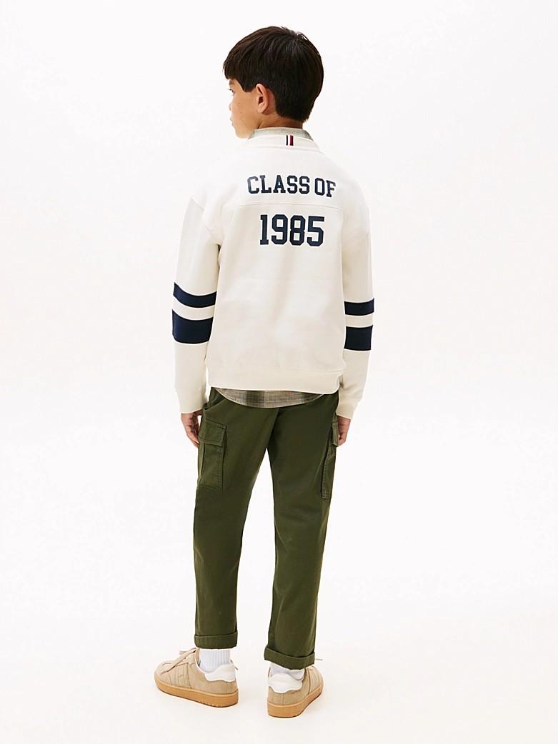 Felpa stile college color block con logo KB0KB09985T YA8 TOMMY HILFIGER 