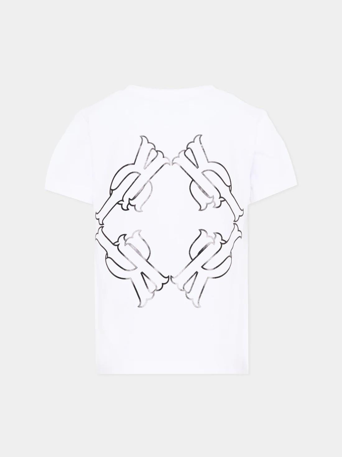 T-shirt con logo RBP26108TS WHITE RICHMOND 
