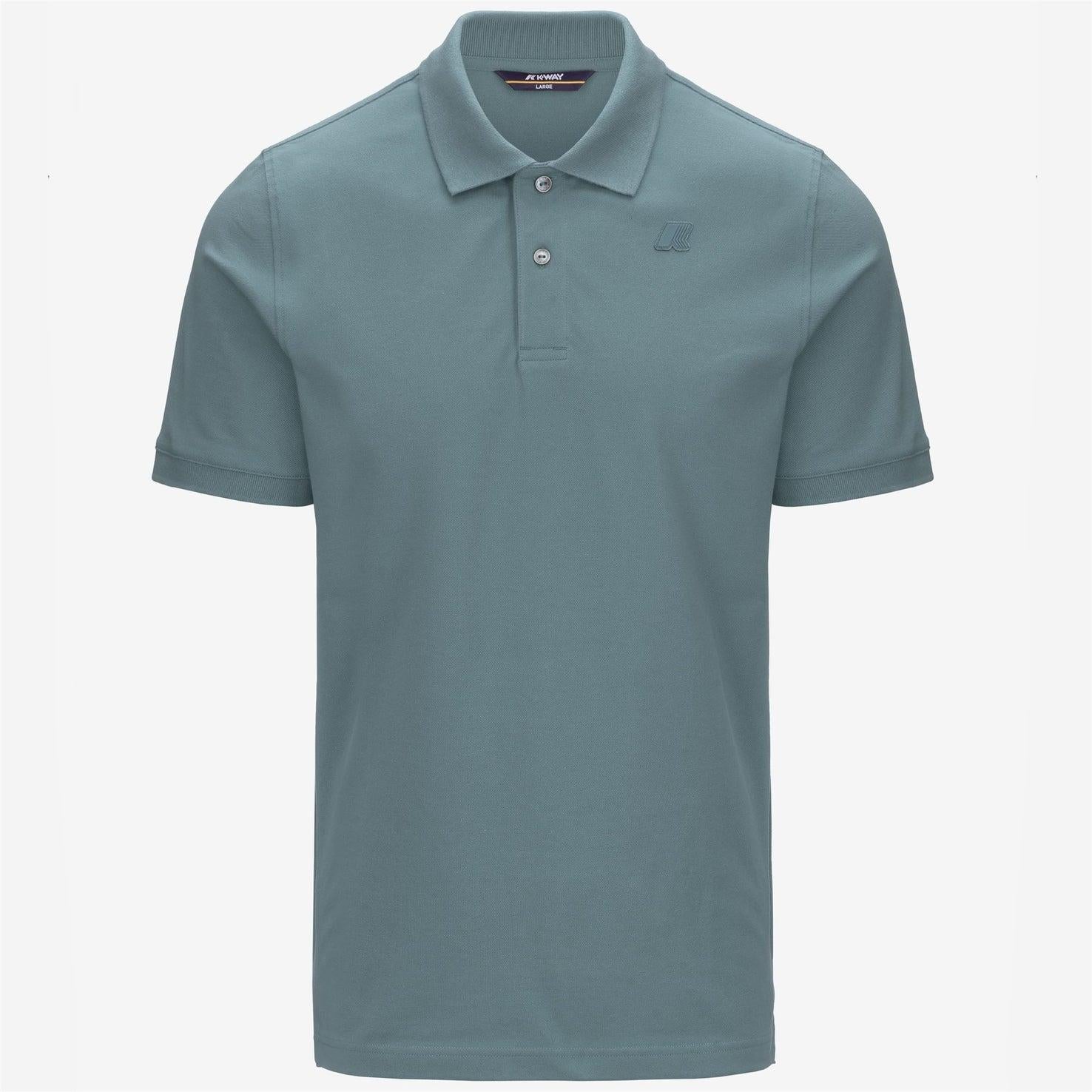 Polo Uomo Stretch Piquet verde K5127BW H04 K-WAY 